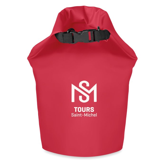Waterproof PVC Dry Bag – 10L Capacity with Adjustable Shoulder Strap