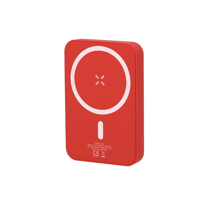 Red magsafe power bank