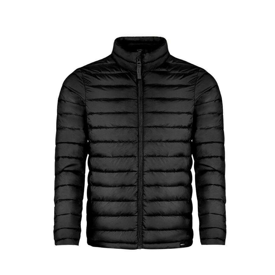 black jacket with zipper