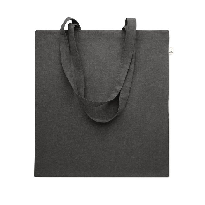 Tote bag with branding in black color