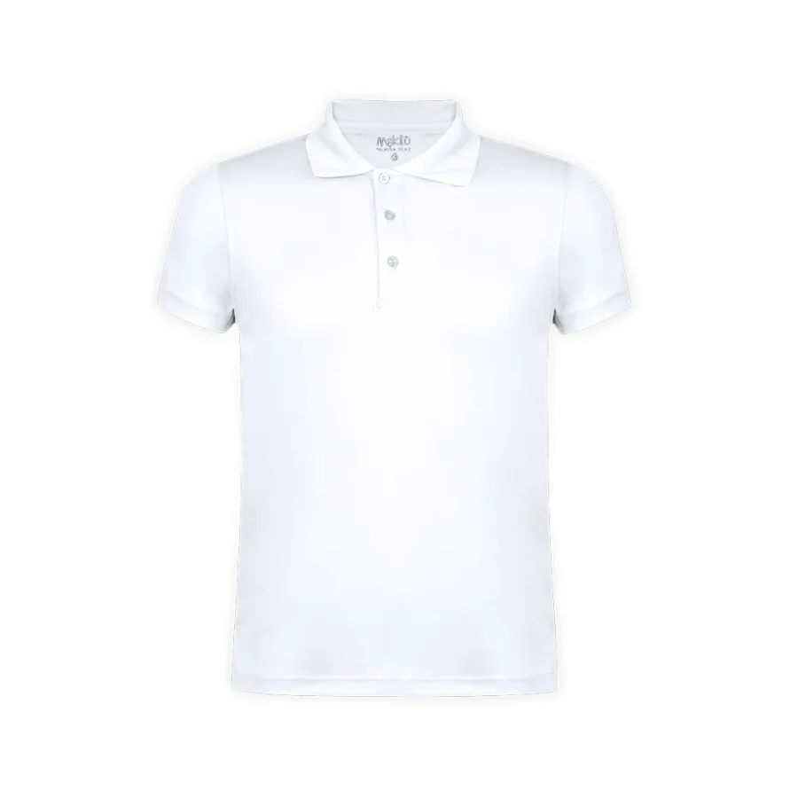 polo t-shirt white customize with your brand logo in dubai