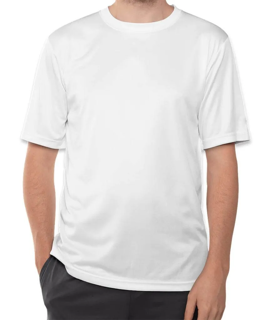 [All Day Sports White-Small] All Day Sports Roundneck T-shirt (Small)