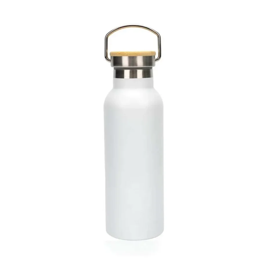 [DWGL 3270] ALMERIA - Giftology Double Wall Stainless Steel Bottle 500ml - White
