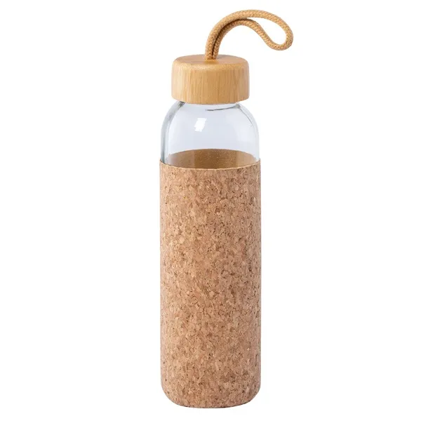 glass bottle with cork sleeve glass bottle with cork sleeve