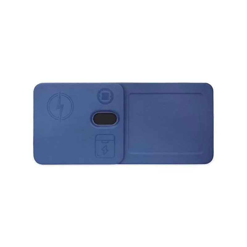 AVRON - Giftology 3-in-1 Magnetic Wireless Charger Desk Tray - Navy