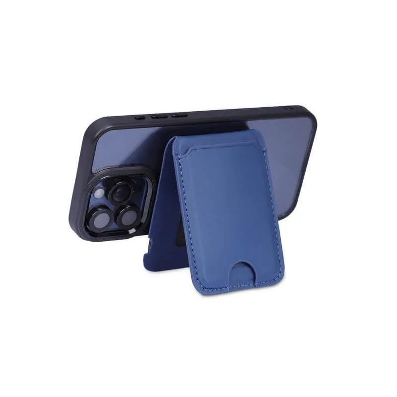 MAG3 - Giftology 3-in-1 Magnetic Wireless Charger Card Holder - Navy