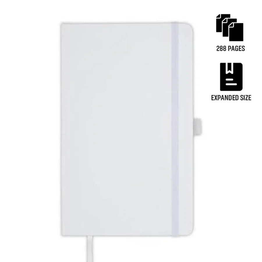 [NBSN 5322] BARON - Santhome Expanded A5 Hard Cover Notebook - White